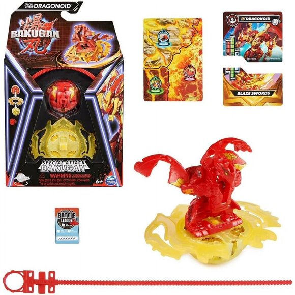 NEW Bakugan Special Attack Dragonoid Battle League Spinning Collectible - Picture 1 of 11